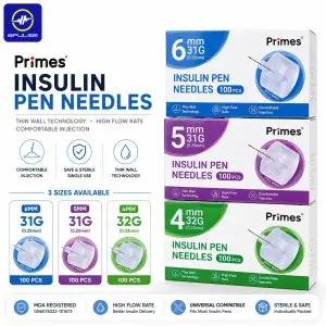 Primes Insulin Needle