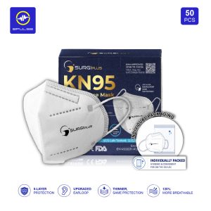 SurgiPlus KN95 5ply Medical Face Mask (Individual Packaging)